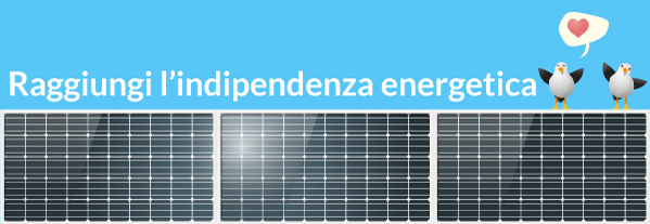 raggiungi l'indipendenza energetica