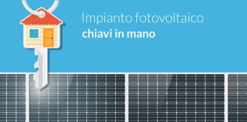 Impianto fotovoltaico chiavi in mano , scopri l'offerta sulle energie rinnovabili